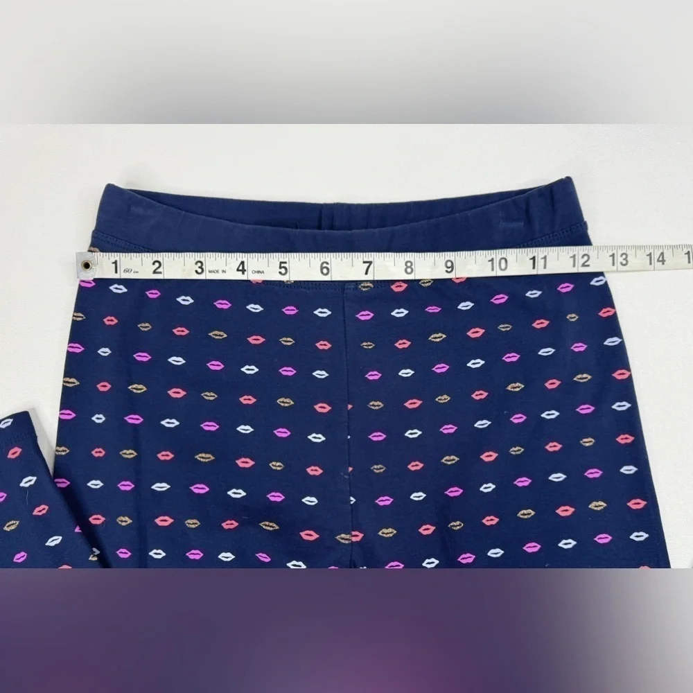 J. Crew Crewcuts Lips Print Leggings Girls Size 14